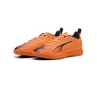 PUMA Chaussures de Futsal Ultra 6 Play Enfant et Adolescent 34.5, Heat Fire Black Glowing Red Orange