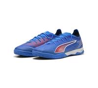 PUMA Chaussures de Futsal Ultra 6 Pro Court Unisexe 43, Ultra Blue White Glowing Red