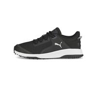 PUMA Chaussures de Golf Fusion Grip pour Homme, Noir Silver Quiet Shade, 42.5 EU