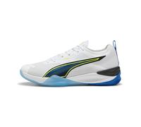 PUMA Chaussures de handball Eliminate NITRO™ 4 Game On Unisexe, Chaussures, Blanc, 45 45