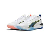 PUMA Chaussures de handball Eliminate NITRO™ 4 Game On Unisexe, Chaussures, Blanc, 46 46