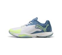 PUMA Chaussures de handball Vantage NITRO™, Chaussures, Blanc/Bleu Horizon/Fizzy Apple, 44.5 44.5