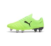 PUMA Chaussures de rugby Avant Homme, Chaussures, Vert Glare/Noir/Galactic Gris, 42 42