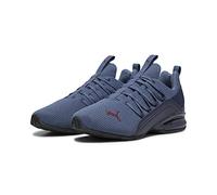PUMA Chaussures de Running Axelion Refresh Homme 41, Navy Inky Blue Dark Jasper Red