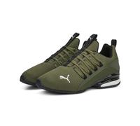 PUMA Chaussures de Running Axelion Refresh Homme 48.5, Green Moss Black Feather Gray