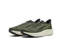 PUMA Chaussures de Running Darter Pro 2 Unisexe 43, Moss Veil Soft Grass Warm White Black Lime Squeeze Green