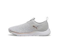 Puma Chaussures de running Softride Remi Slip-on Knit Ash Gray Puma White Rose Gold Taille 38,5 EU