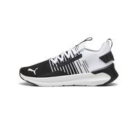 PUMA Chaussures de Running SOFTRIDE Symmetry Fuzion Unisexe 45, Black Cool Dark Gray White