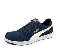Puma Chaussures de sécurité Iconic Suede S1PL ESD HRO Bleu marine 47