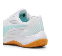 Puma Chaussures De Sport Indoor Solarflash Iii Enfant Et Adolescent, Chaussures, Blanc/Electric Peppermint, 30 White,Electric Peppermint
