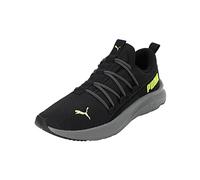 PUMA Chaussures de Sport Softride One4all Homme 44.5 Black Castlerock Lime Squeeze Gray Yellow