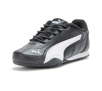 PUMA Chaussures de sport unisexes à fermeture alternative pour enfant, Noir-blanc Ah25, 12.5 Little Kid
