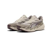 PUMA Chaussures de Trail Running Velocity Nitro™ Femme 38.5, Silver Fog Ruby Noir Mouse Gray Beige Red