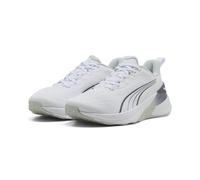 PUMA Chaussures de Training Action Pro Femme 41, White Créme De Mint Inky Depths Green Gray