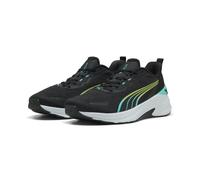PUMA Chaussures de Training Action Pro Unisexe 44, Black White Intense Mint Sunny Lime Green