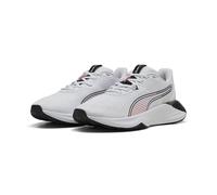PUMA Chaussures de Training League PWR Hybrid Femme 41, White Rosy Outlook Black Pink
