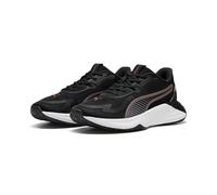PUMA Chaussures de Training PWR Hybrid 38.5, Black Cool Dark Gray Amarena Orange