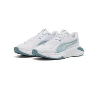 PUMA Chaussures de Training PWR Hybrid Femme 38.5, White Fresh Water Baltic Sea Blue