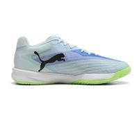 Puma Chaussures d'intérieur Unisexe Accelerate Turbo 5, Aqua Glow Black-Green Glare, 41 EU