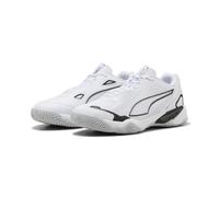 Puma Chaussures d'intérieur Unisexes SOLARSTRIKE 4, Blanc Noir-Argent Brume, 37 EU