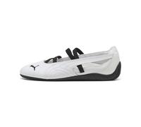 PUMA Chaussures en cuir Speedcat Ballet Femme, Chaussures, Blanc/Noir, 37 37