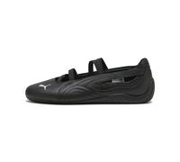 PUMA Chaussures en cuir Speedcat Ballet Femme, Chaussures, Noir, 42.5 42.5
