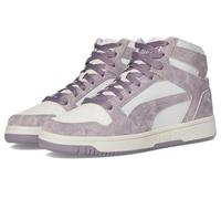 PUMA Baskets Rebound Layup Mid pour femme, Plume gris-prune confiture blanc chaud Ah25, 35.5 EU