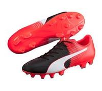 Puma - Chaussures Puma evoSpeed 4.5 Tricks FG - - noir/blanc/rougefluo noir/blanc/rougefluo G