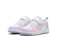 PUMA Chaussures Rebound V6 Lo AC PS Code 400594-01 Blanc, Blanc et rose., 29 EU