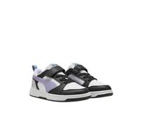Puma Chaussures Rebound V6 Lo Space Belle AC+ PS Code 402786-02 Noir Fille, Noir blanc lilas, 28 EU