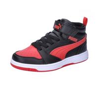 PUMA Chaussures Rebound V6 Mid AC+ PS CODE 393832-11, Noir et rouge., 31 EU