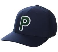 PUMA Chenille P Cap Capuchon, Bleu Marine foncé, Taille Unique Homme