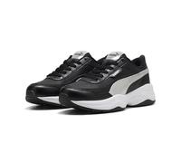 PUMA Cilia Mode Metallic Whisper Baskets pour Femme Noir/argenté Pointure 39, Black Silver White, 40 EU