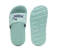 PUMA Claquettes Cool Cat 2.0 Daisies Enfant, Chaussures, Safe Lake/Bleu Crystal/Blanc, 32 32