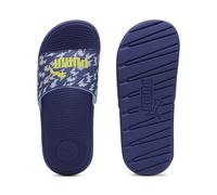 PUMA Claquettes Cool Cat Poised 2 Race Enfant et Adolescent, Chaussures, Bleu Crystal/Lemon Sherbert/Cool Weather, 38 38