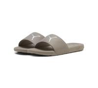 PUMA Claquettes de Sport Femme Cool Cat 2.0 39, Mouse Gray Silver Beige Metallic