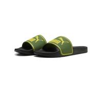 PUMA Claquettes Leadcat 2.0 38, Earthy Green Bright Mango Yellow Black