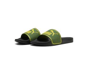 PUMA Claquettes Leadcat 2.0 46, Earthy Green Bright Mango Yellow Black