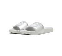 PUMA Claquettes Leadcat 2.0 Metallic Whisper Femme 39, Silver White Feather Gray Metallic