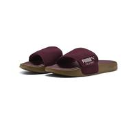 PUMA Claquettes Leadcat 2.0 Palermo Foil pour adulte, Ruby Shimmer Alpine Snow Gum Red White Beige, 37 EU