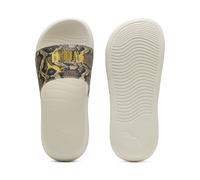 PUMA Claquettes Popcat 2.0 Snake Chic Femme, Chaussures, Alpine Snow/Doré, 42 42