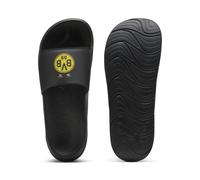 PUMA Claquettes Softride Teamcat BVB Unisexe, Chaussures, Noir/Faster Jaune/Victory Doré, 39 39