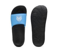 PUMA Claquettes Softride Teamcat Olympique Marseille Unisexe, Chaussures, Azure/Blanc/Noir, 47 47