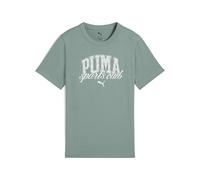 PUMA Class Graphic Tee B, T-Shirts Garçon, Green Moon, 128