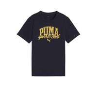 PUMA Class Graphic Tee B, T-Shirts Garçon, New Navy,
