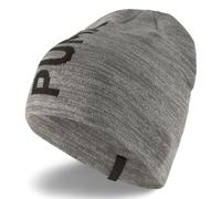PUMA Classic Cuffless Beanie Medium Gray Heather - Puma Black