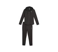 PUMA Classic Hooded Tracksuit FL Cl Survêtement Femme, Noir, L