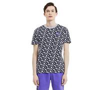 PUMA Classics Graphics AOP Logo Tee T-Shirt pour Homme Noir Taille XL