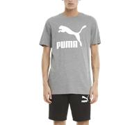 Puma Classics Logo Tee Tee-shirt S Argent