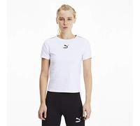 Puma Classics Tight Top T-Shirt Femme, White, XS